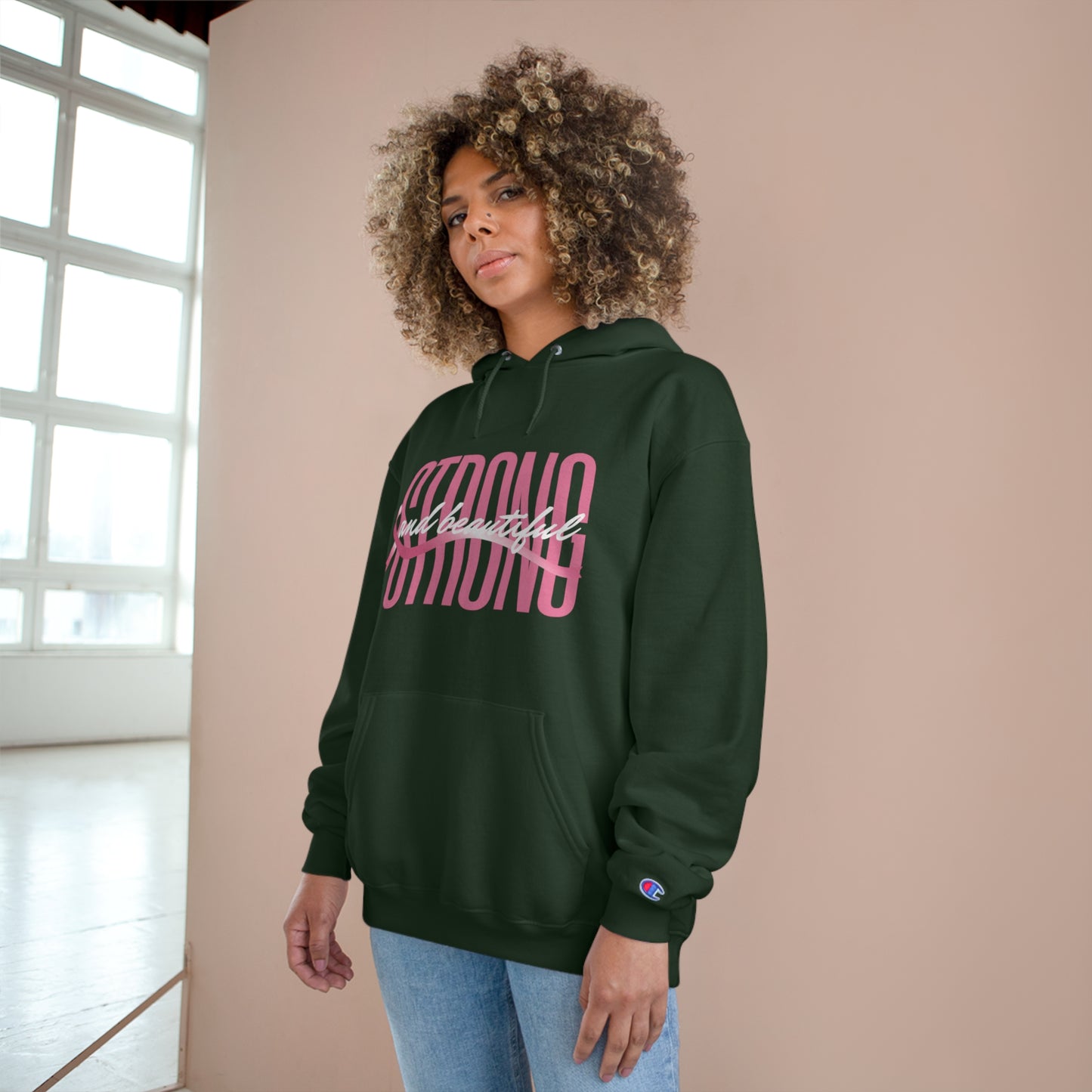 Strong And Beautiful - Breast Cancer Awareness Hoodie