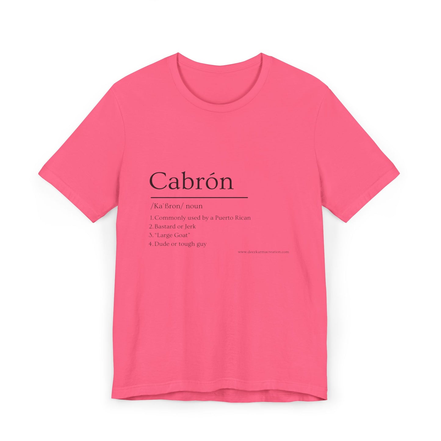 Cabrón Minimal Graphic Tee | Latino Streetwear | Born From La Cultura