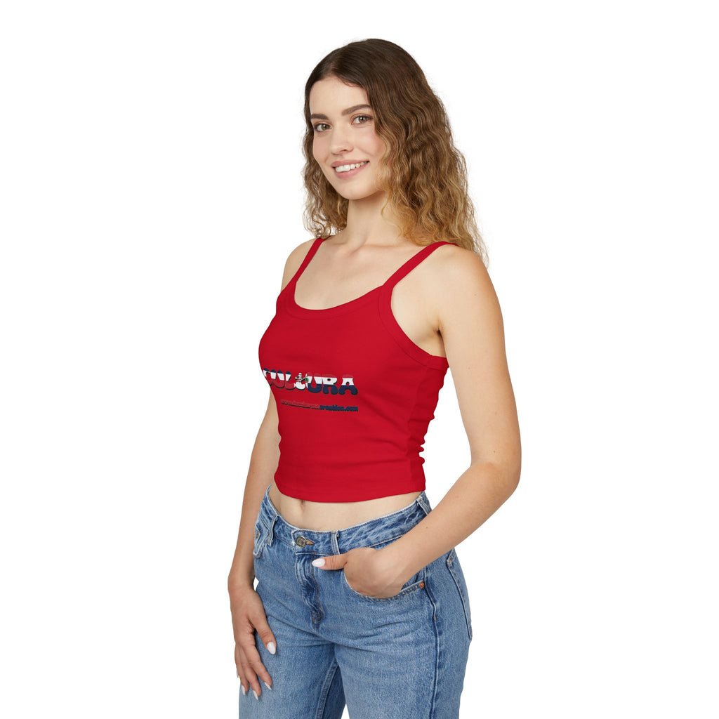 La Cultura Habla — Dominican Pride Spaghetti Strap Tank