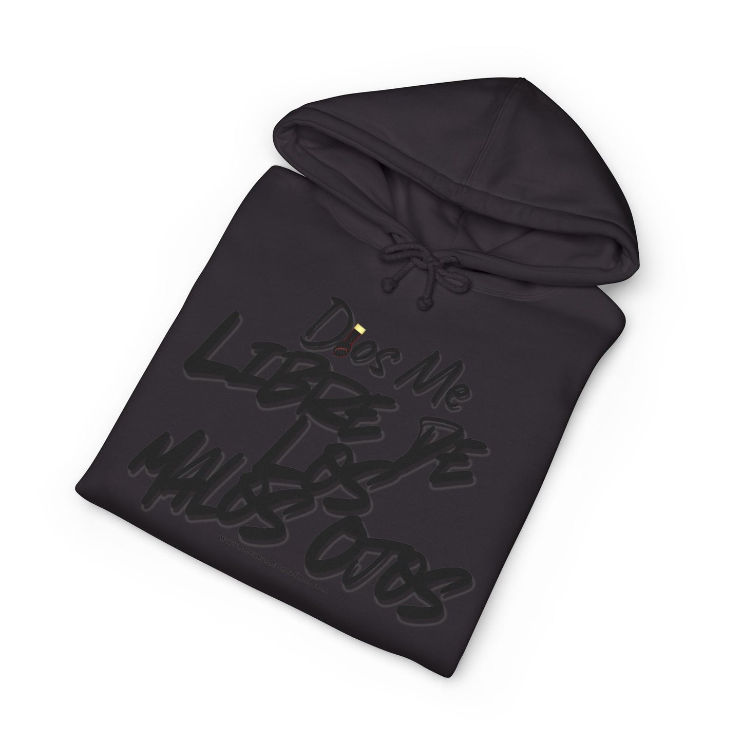 Evil Eye Hoodie — "Dios Me Libre de Los Malos Ojos" Graphic Pullover
