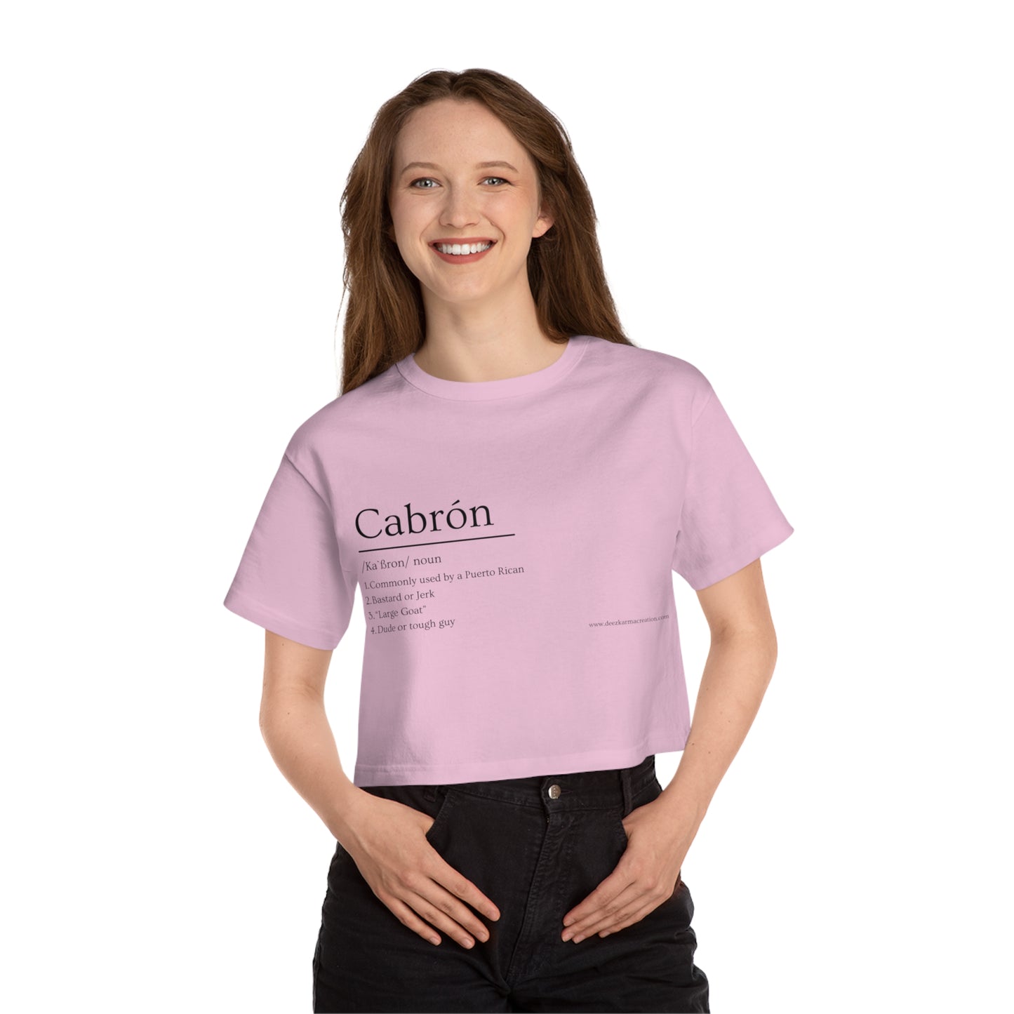 Cabrón Crop Tee | Built Different | Latina Streetwear Graphic Top