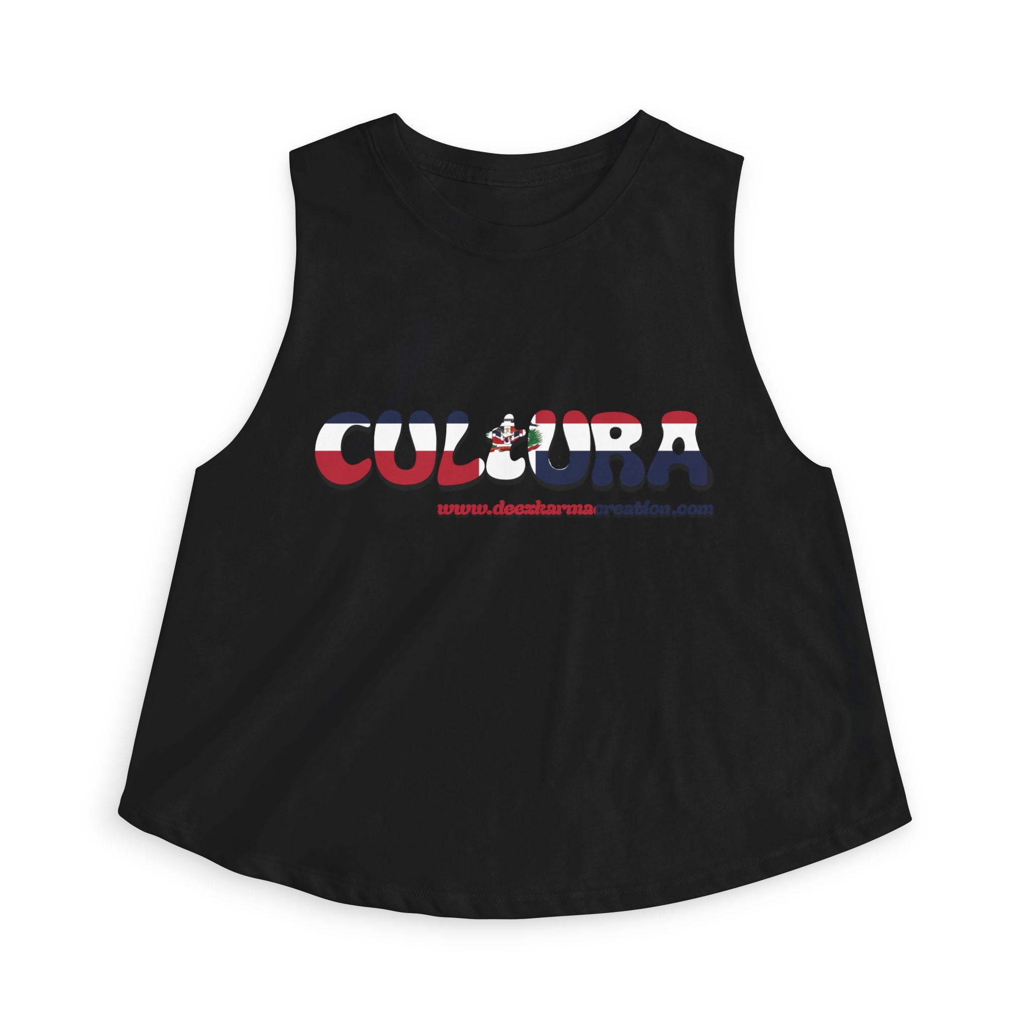 La Cultura Se Lleva — Dominican Pride Crop Tank Top