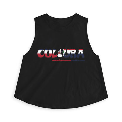 La Cultura Se Lleva — Dominican Pride Crop Tank Top