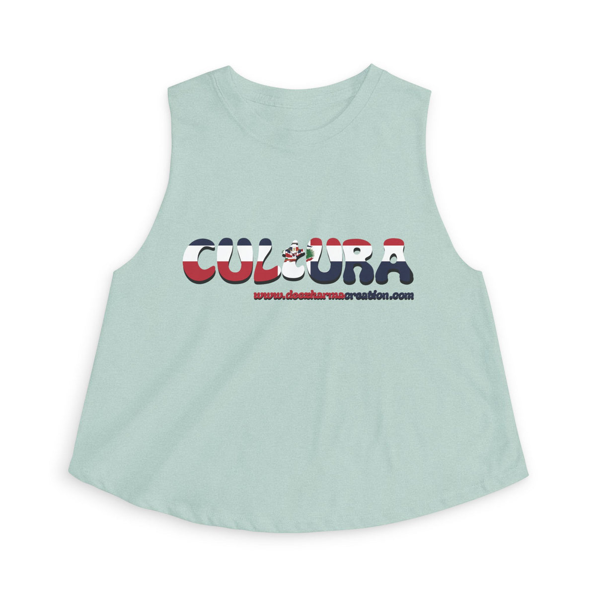 La Cultura Se Lleva — Dominican Pride Crop Tank Top