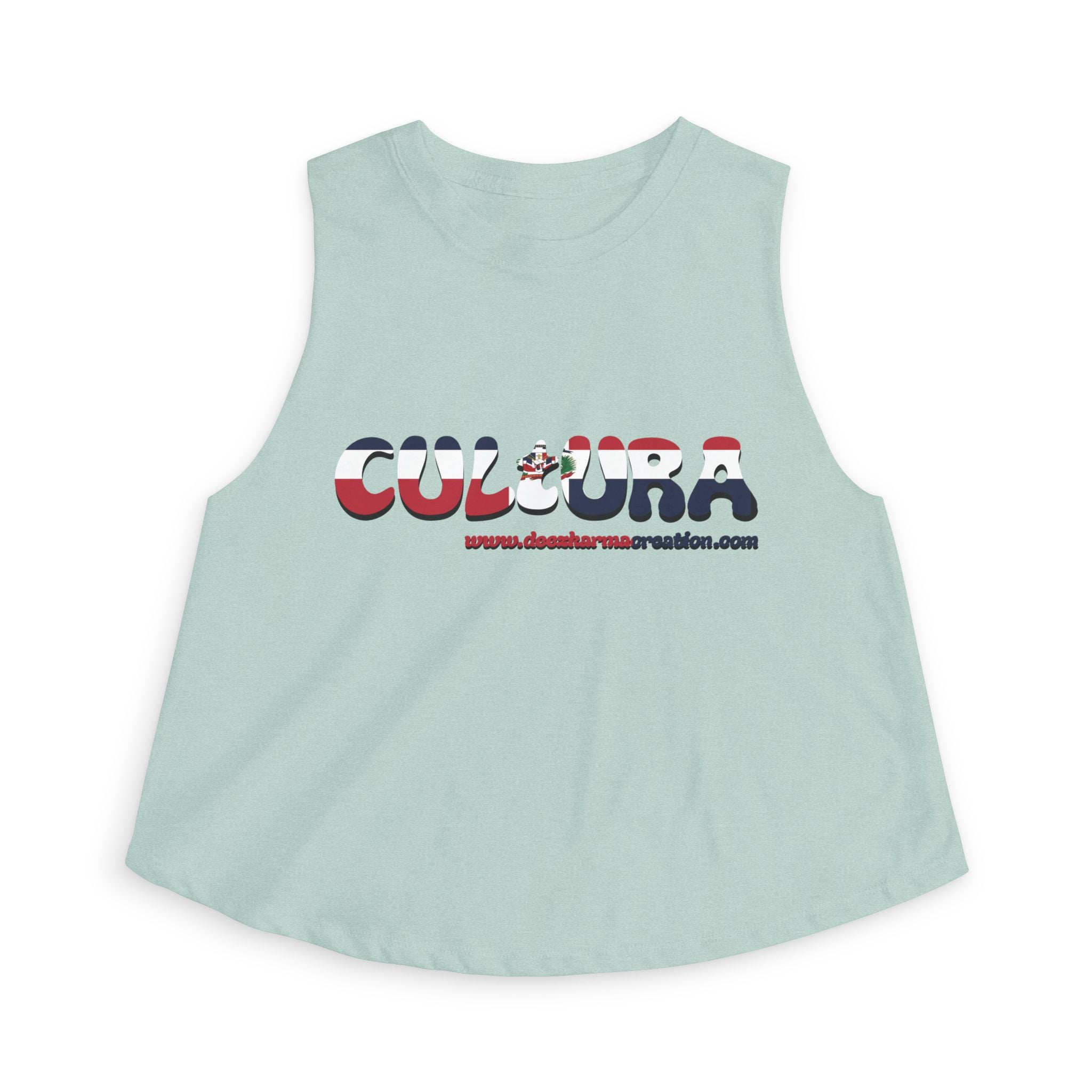 La Cultura Se Lleva — Dominican Pride Crop Tank Top