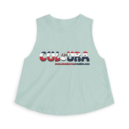 La Cultura Se Lleva — Dominican Pride Crop Tank Top