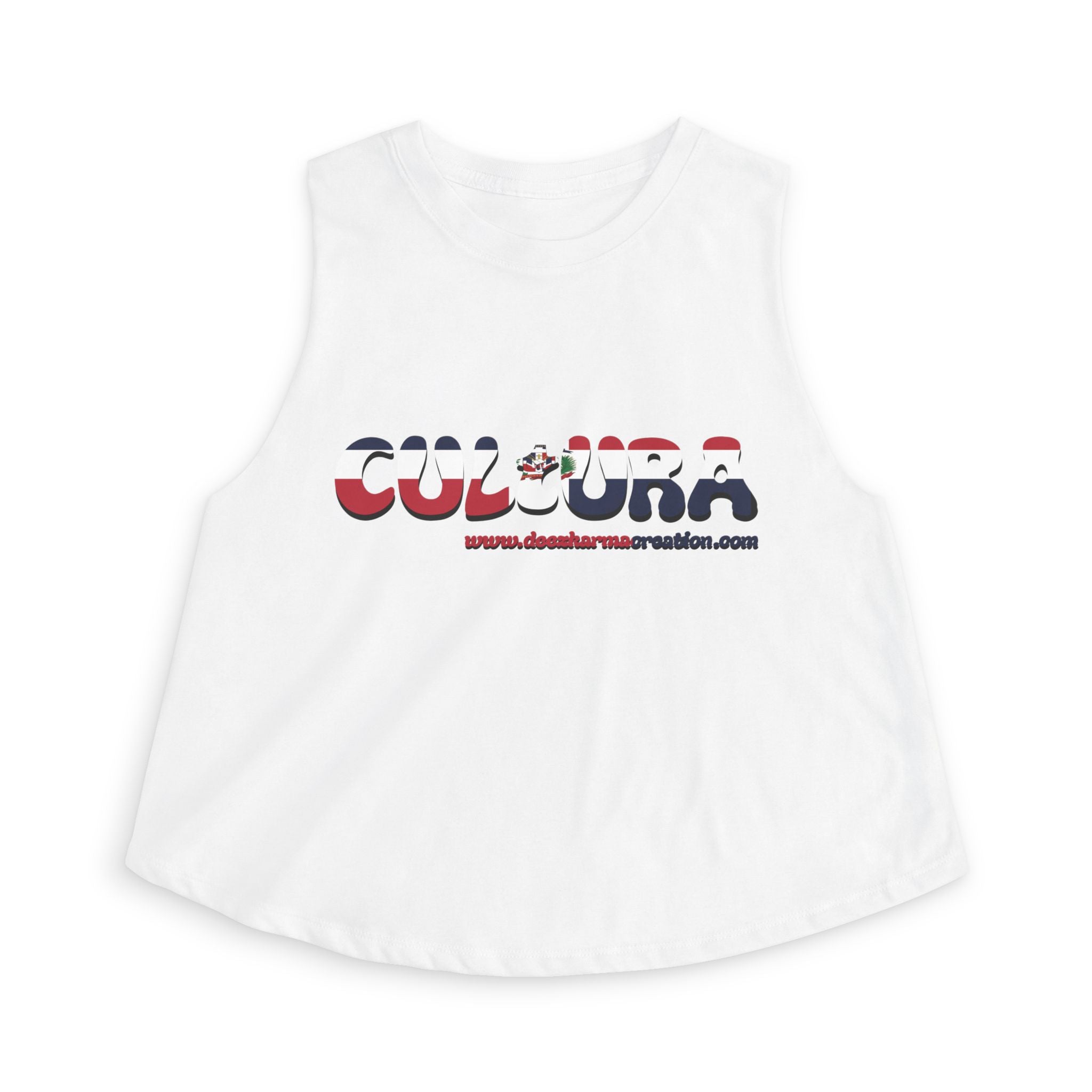 La Cultura Se Lleva — Dominican Pride Crop Tank Top