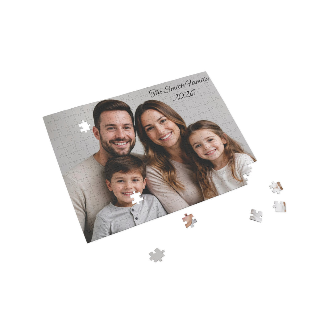 Personalized Photo Puzzle, Custom Family Picture Puzzle, Personalized Gift, Couple Gift, Anniversary Gift, Family Keepsake