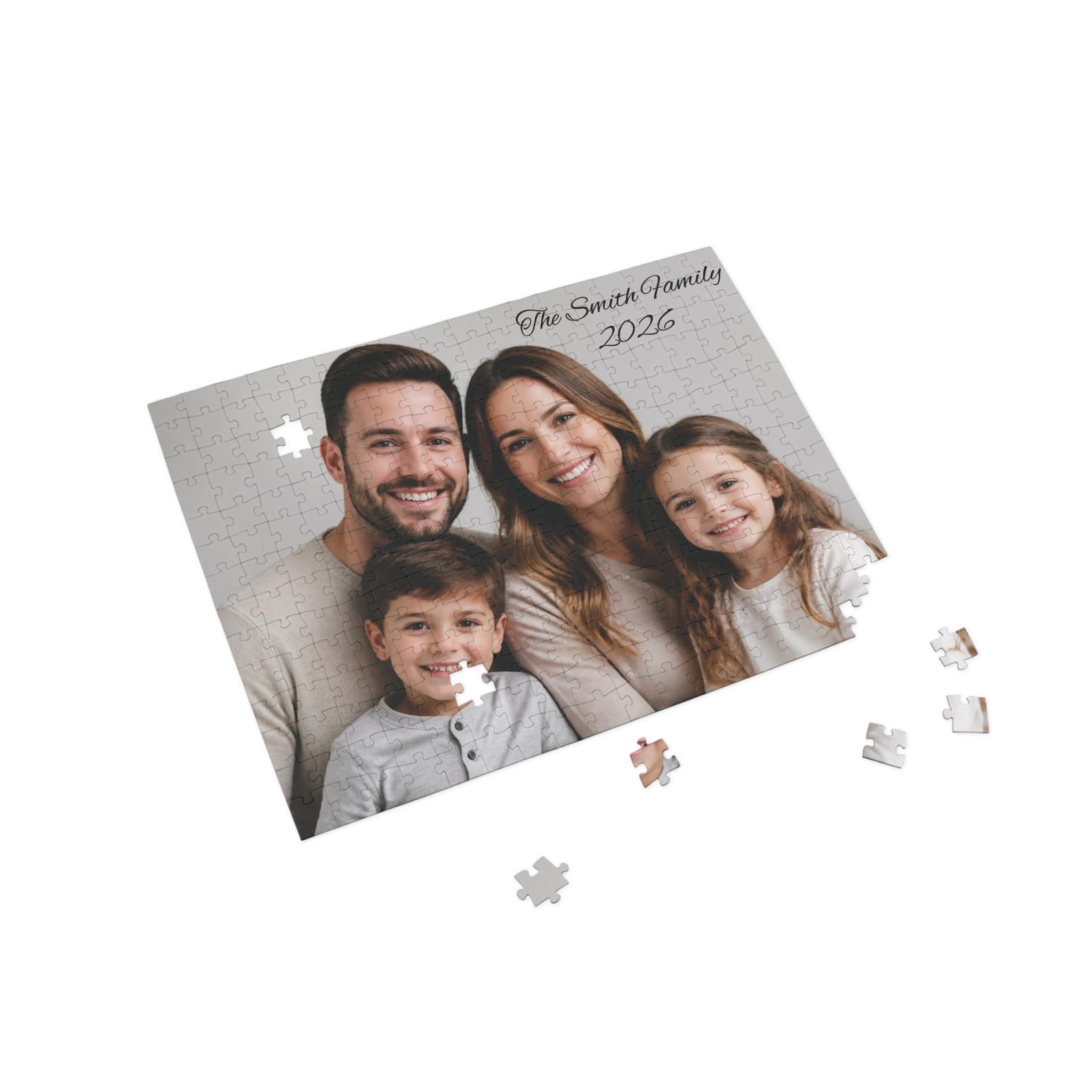Personalized Photo Puzzle, Custom Family Picture Puzzle, Personalized Gift, Couple Gift, Anniversary Gift, Family Keepsake