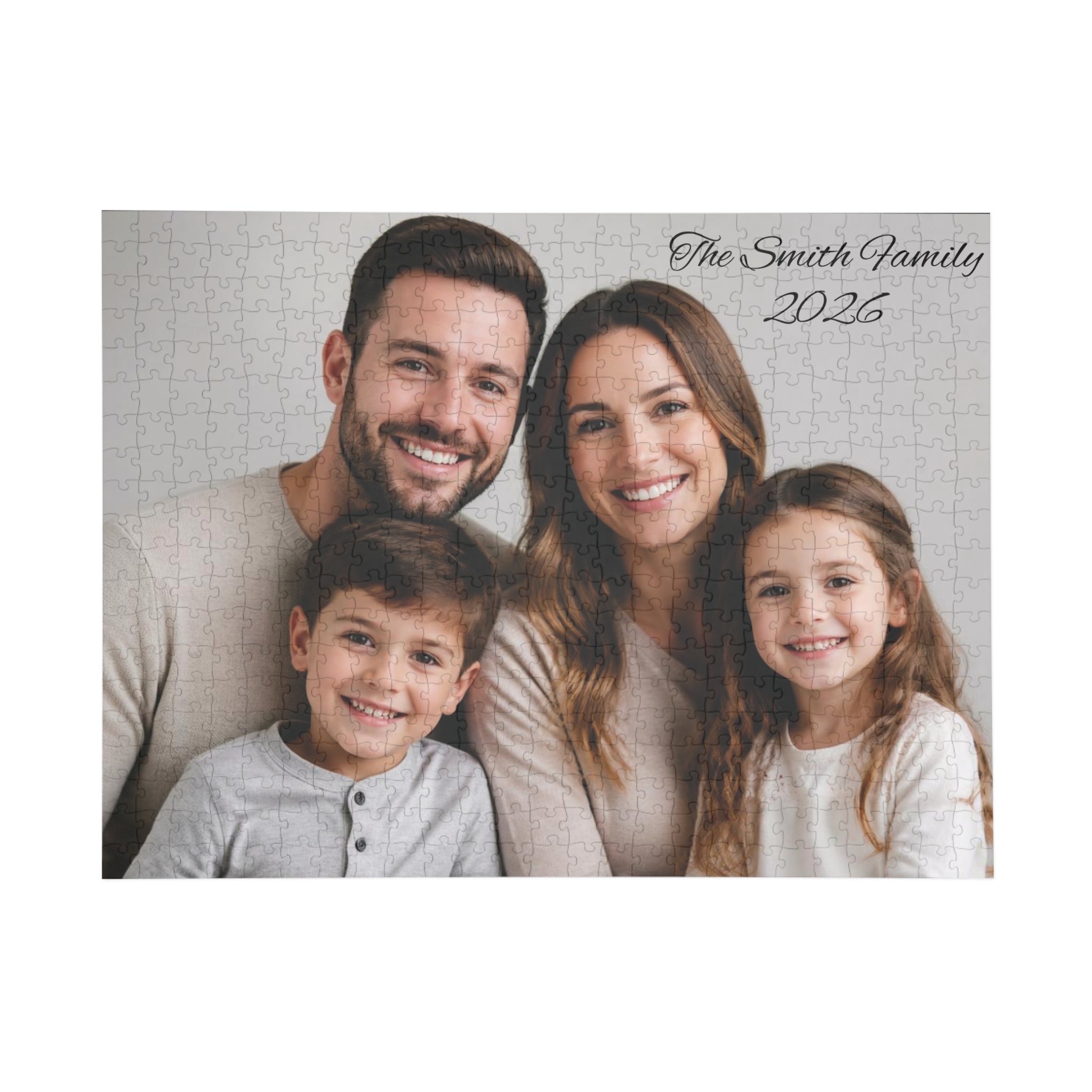 Personalized Photo Puzzle, Custom Family Picture Puzzle, Personalized Gift, Couple Gift, Anniversary Gift, Family Keepsake