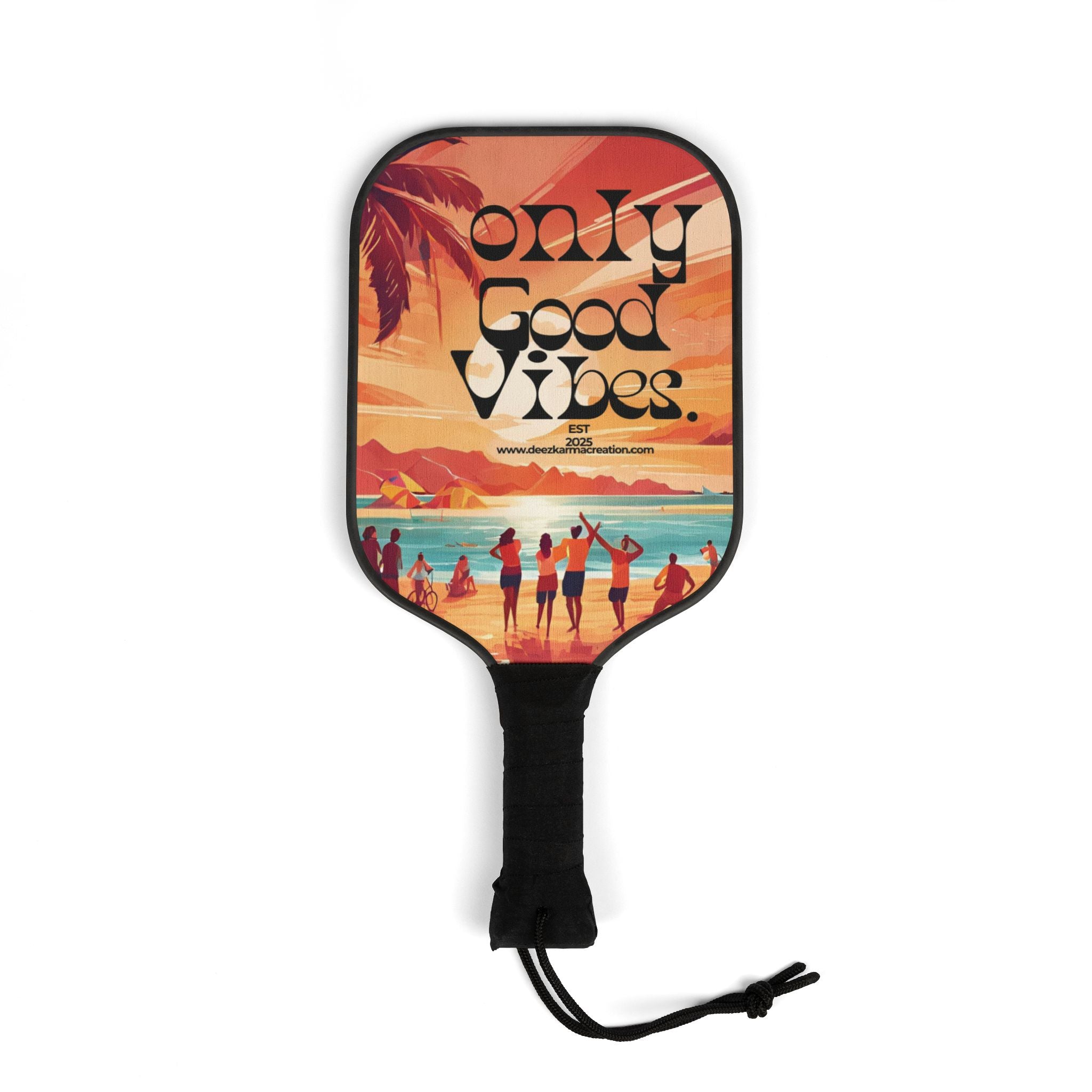 Custom Pickleball Kit – 2 Wooden Paddles, Balls & Portable Carry Bag