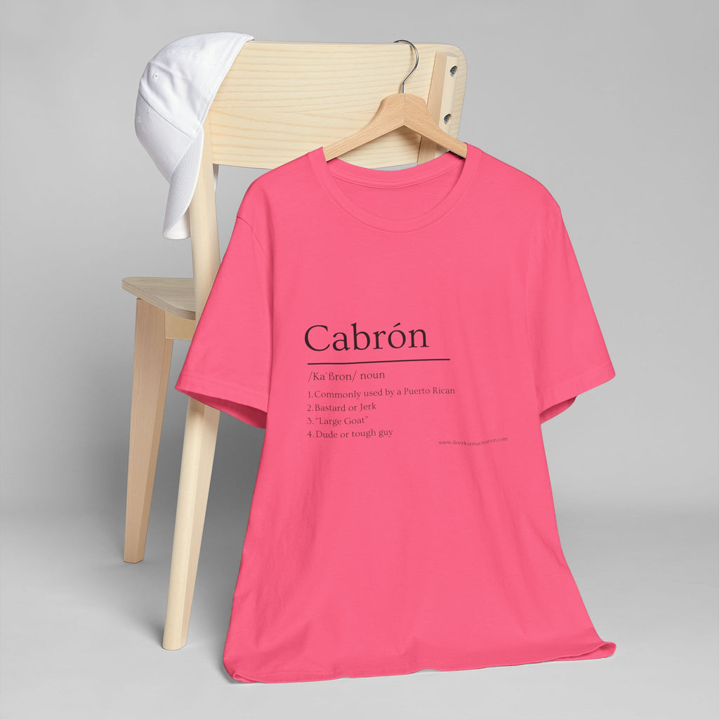 Cabrón Minimal Graphic Tee | Latino Streetwear | Born From La Cultura