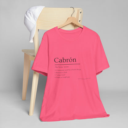 Cabrón Minimal Graphic Tee | Latino Streetwear | Born From La Cultura
