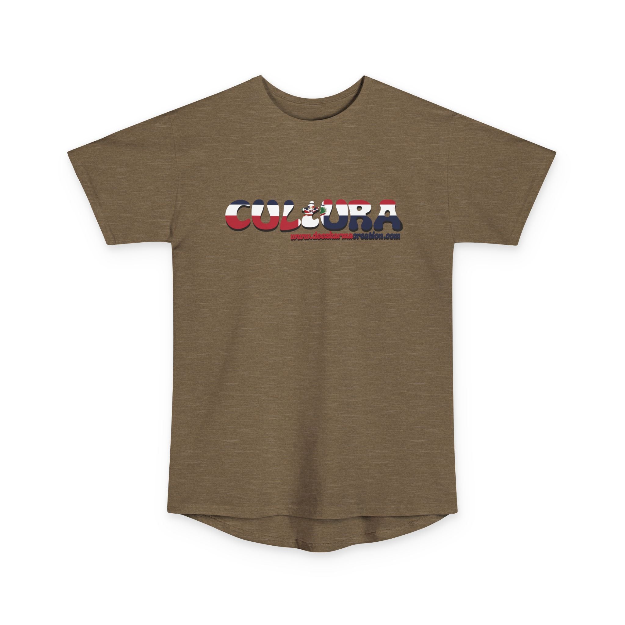 La Cultura Habla — Dominican Pride Long Body Urban Tee