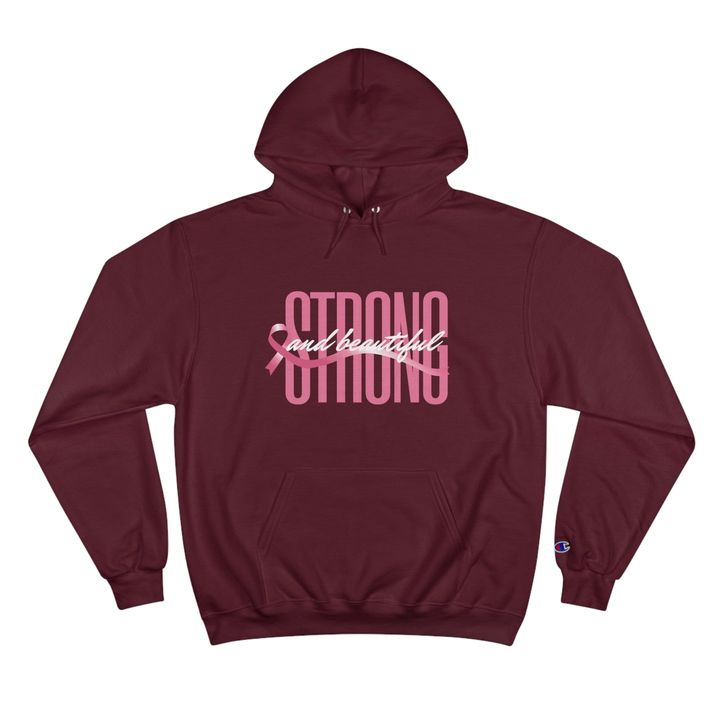 Strong And Beautiful - Breast Cancer Awareness Hoodie