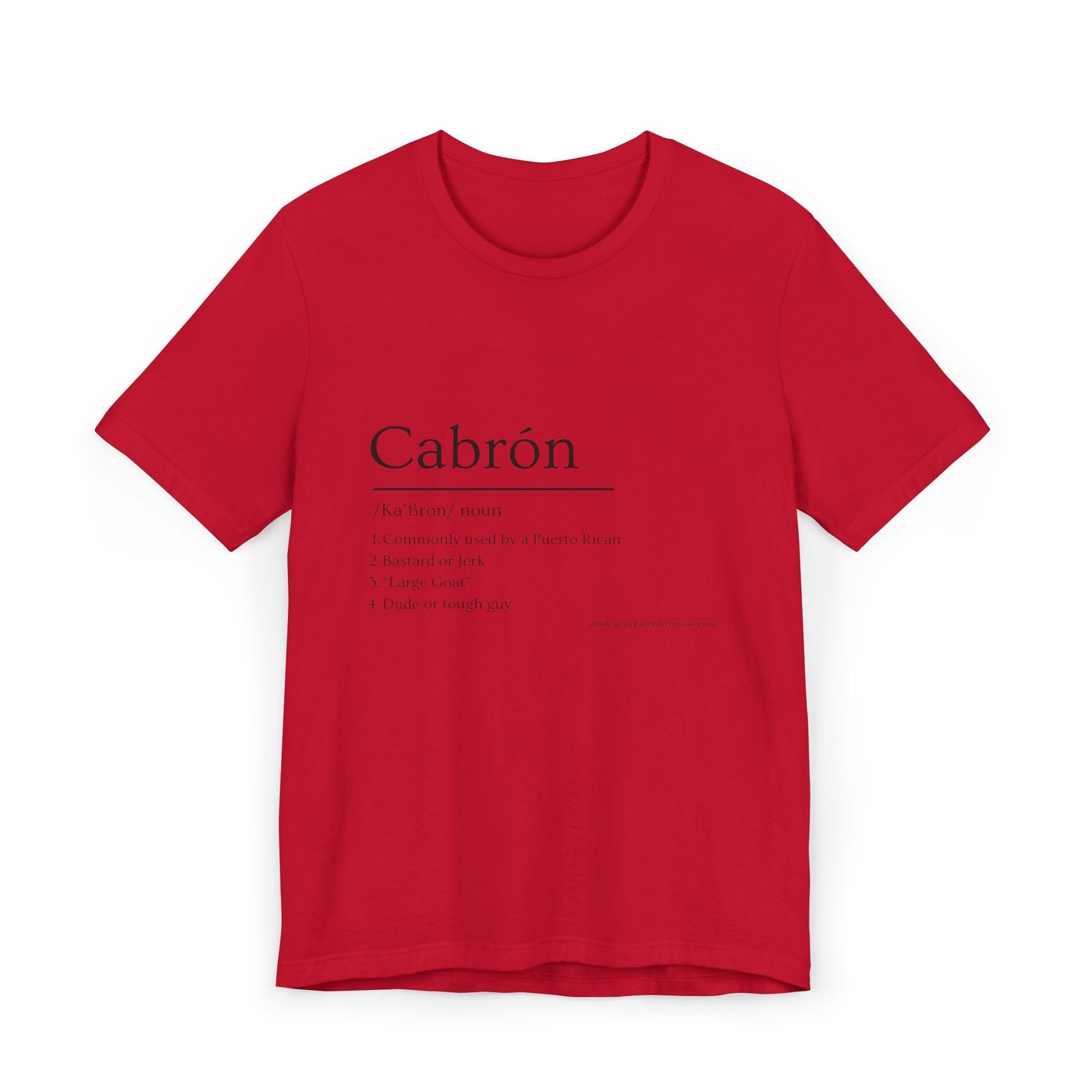 Cabrón Minimal Graphic Tee | Latino Streetwear | Born From La Cultura