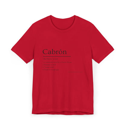 Cabrón Minimal Graphic Tee | Latino Streetwear | Born From La Cultura
