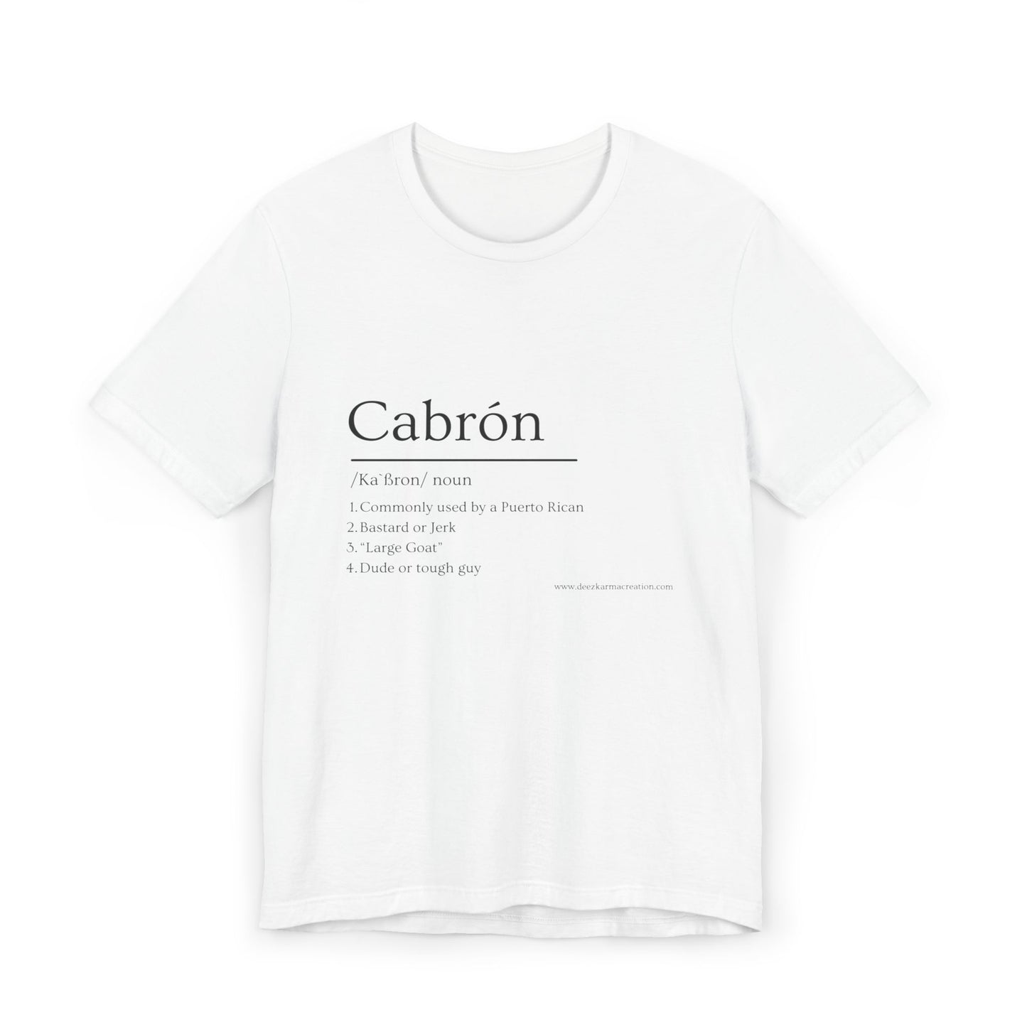 Cabrón Minimal Graphic Tee | Latino Streetwear | Born From La Cultura