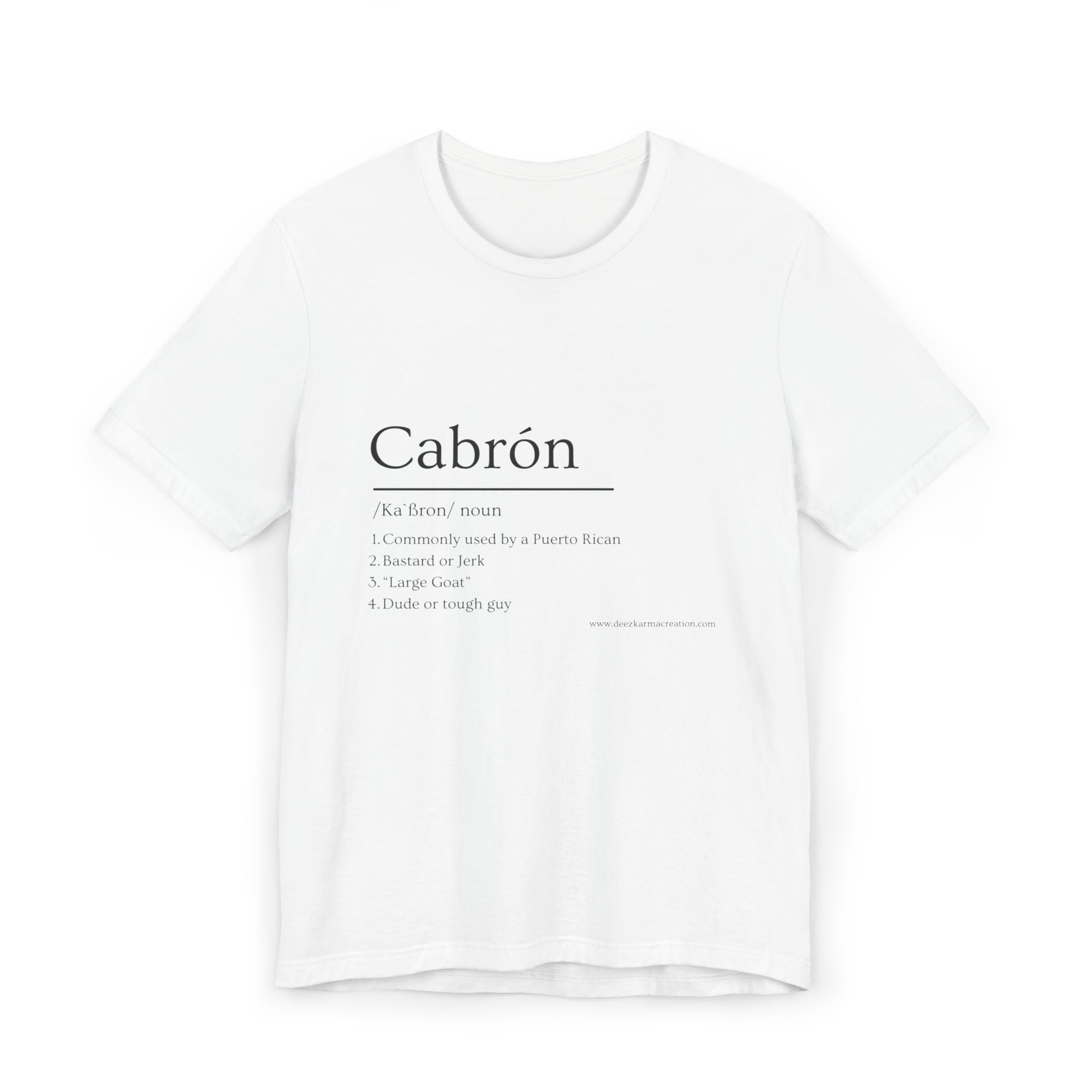 Cabrón Minimal Graphic Tee | Latino Streetwear | Born From La Cultura