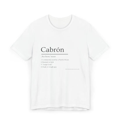 Cabrón Minimal Graphic Tee | Latino Streetwear | Born From La Cultura