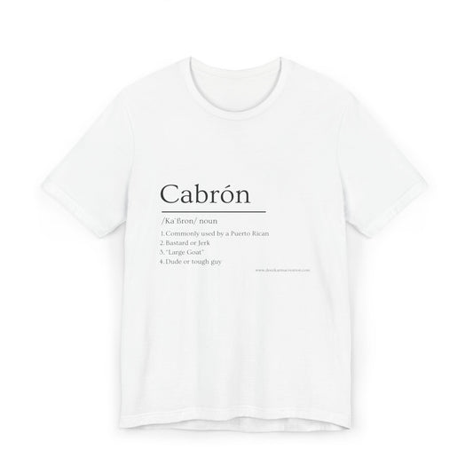 Cabrón Minimal Graphic Tee | Latino Streetwear | Born From La Cultura