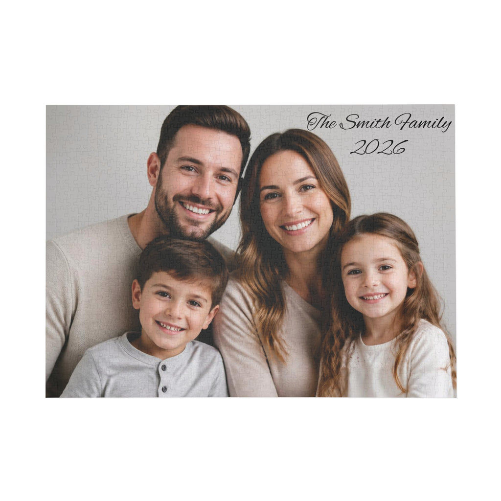 Personalized Photo Puzzle, Custom Family Picture Puzzle, Personalized Gift, Couple Gift, Anniversary Gift, Family Keepsake