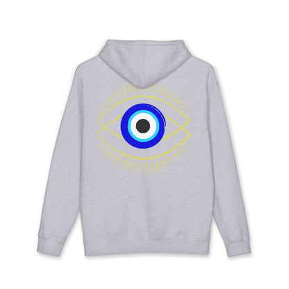 Evil Eye Hoodie — "Dios Me Libre de Los Malos Ojos" Graphic Pullover