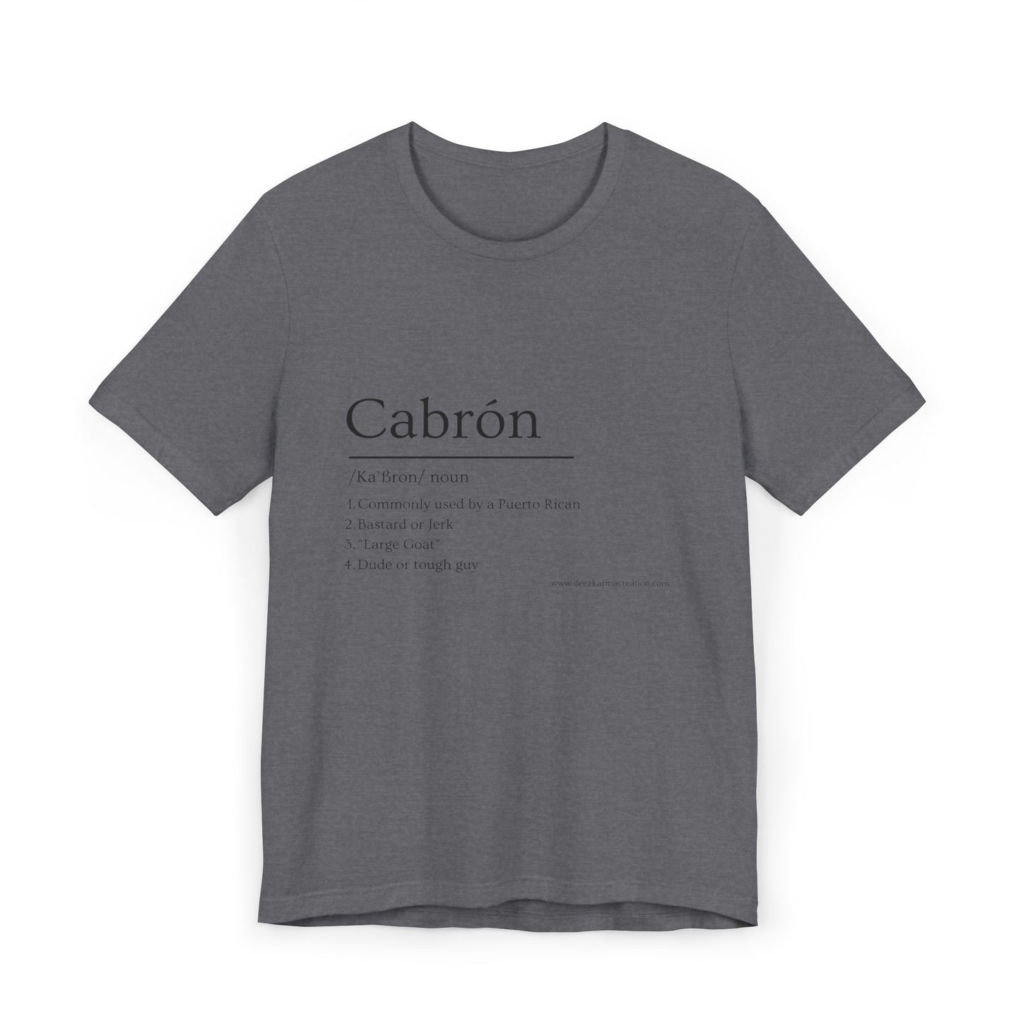 Cabrón Minimal Graphic Tee | Latino Streetwear | Born From La Cultura