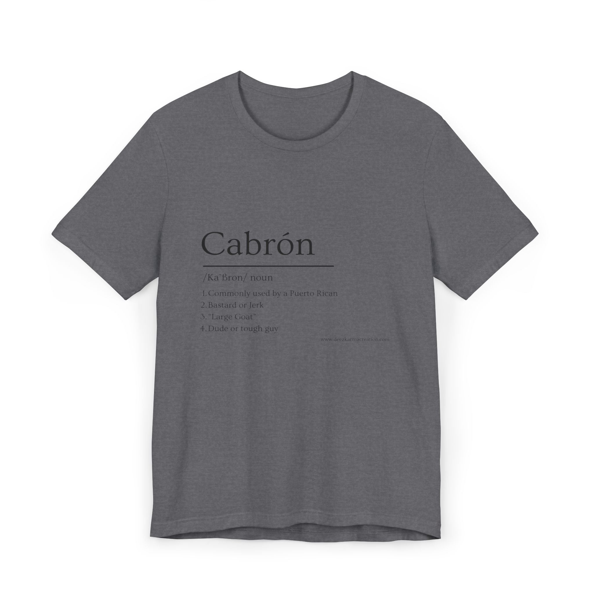 Cabrón Minimal Graphic Tee | Latino Streetwear | Born From La Cultura