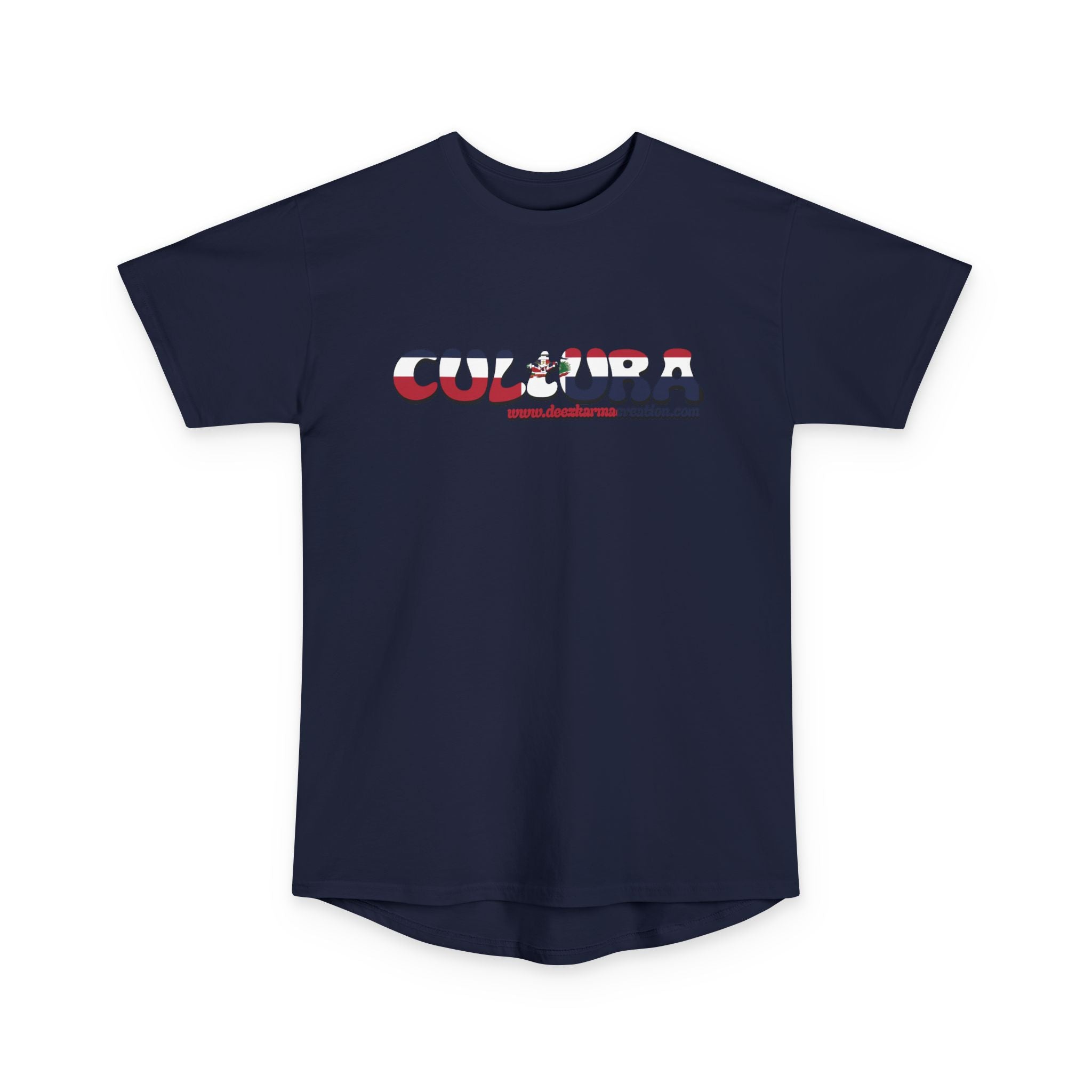 La Cultura Habla — Dominican Pride Long Body Urban Tee