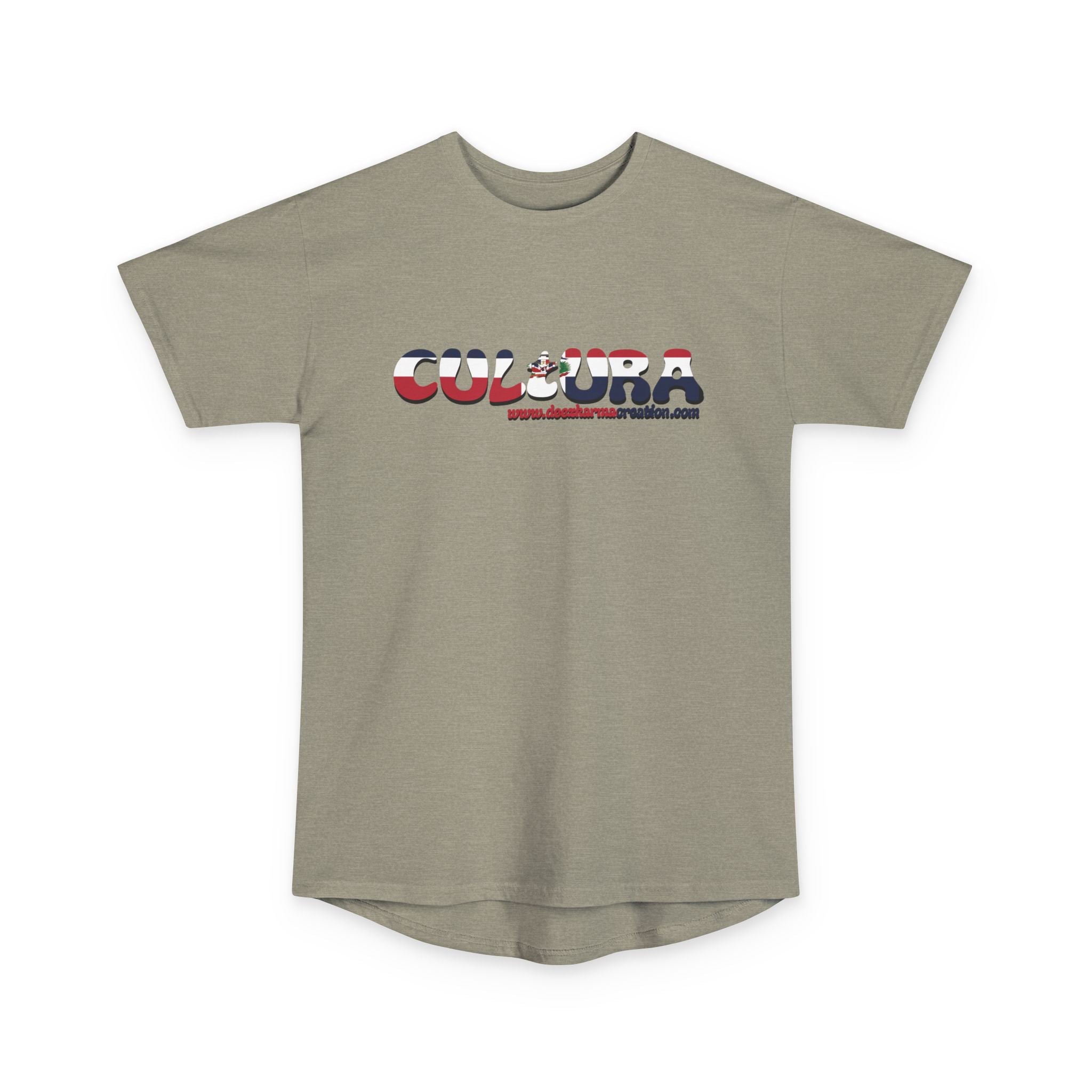 La Cultura Habla — Dominican Pride Long Body Urban Tee
