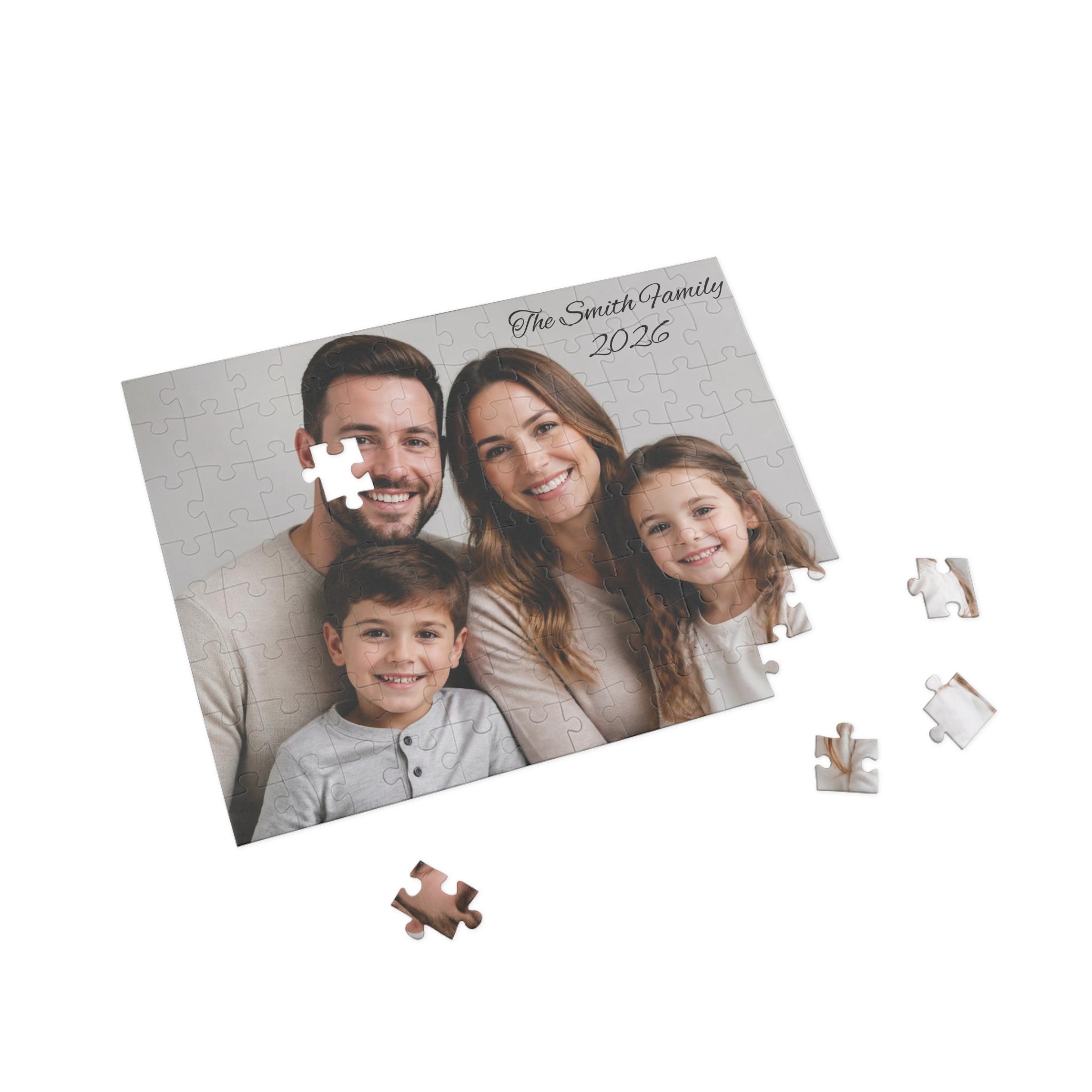 Personalized Photo Puzzle, Custom Family Picture Puzzle, Personalized Gift, Couple Gift, Anniversary Gift, Family Keepsake