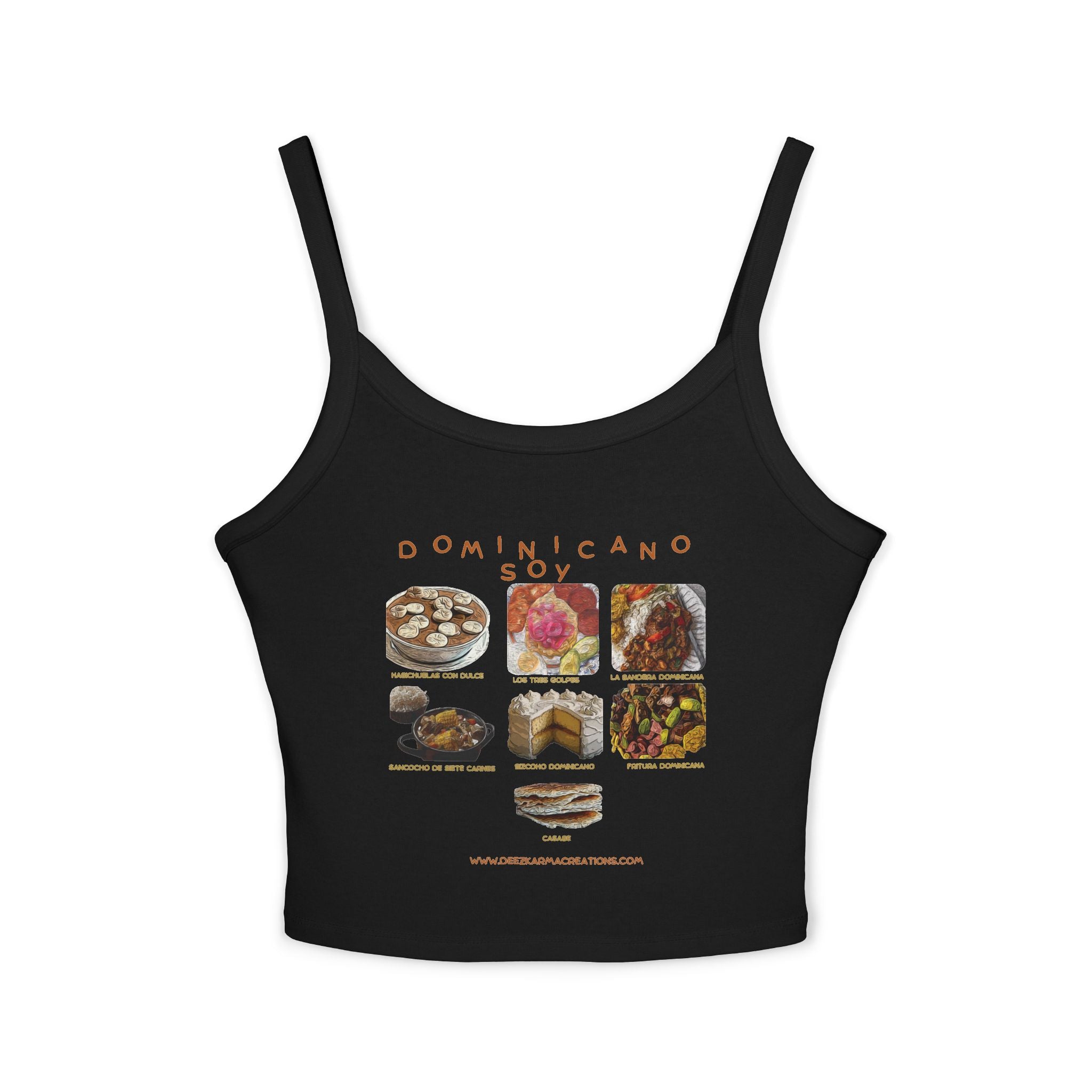 Every Dish Tells a Story — Dominicano Soy Spaghetti Strap Tank