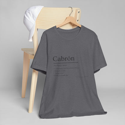 Cabrón Minimal Graphic Tee | Latino Streetwear | Born From La Cultura