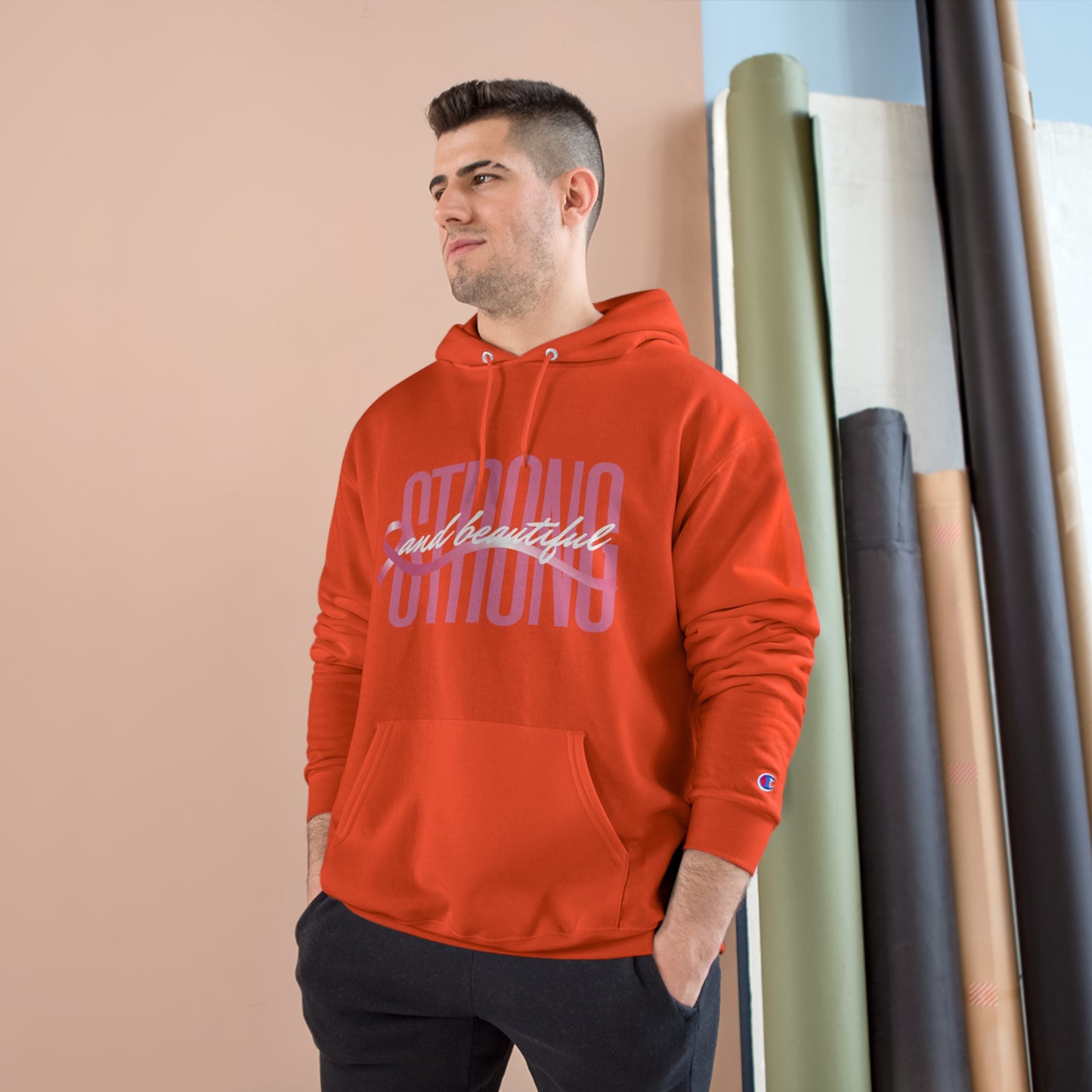 Strong And Beautiful - Breast Cancer Awareness Hoodie