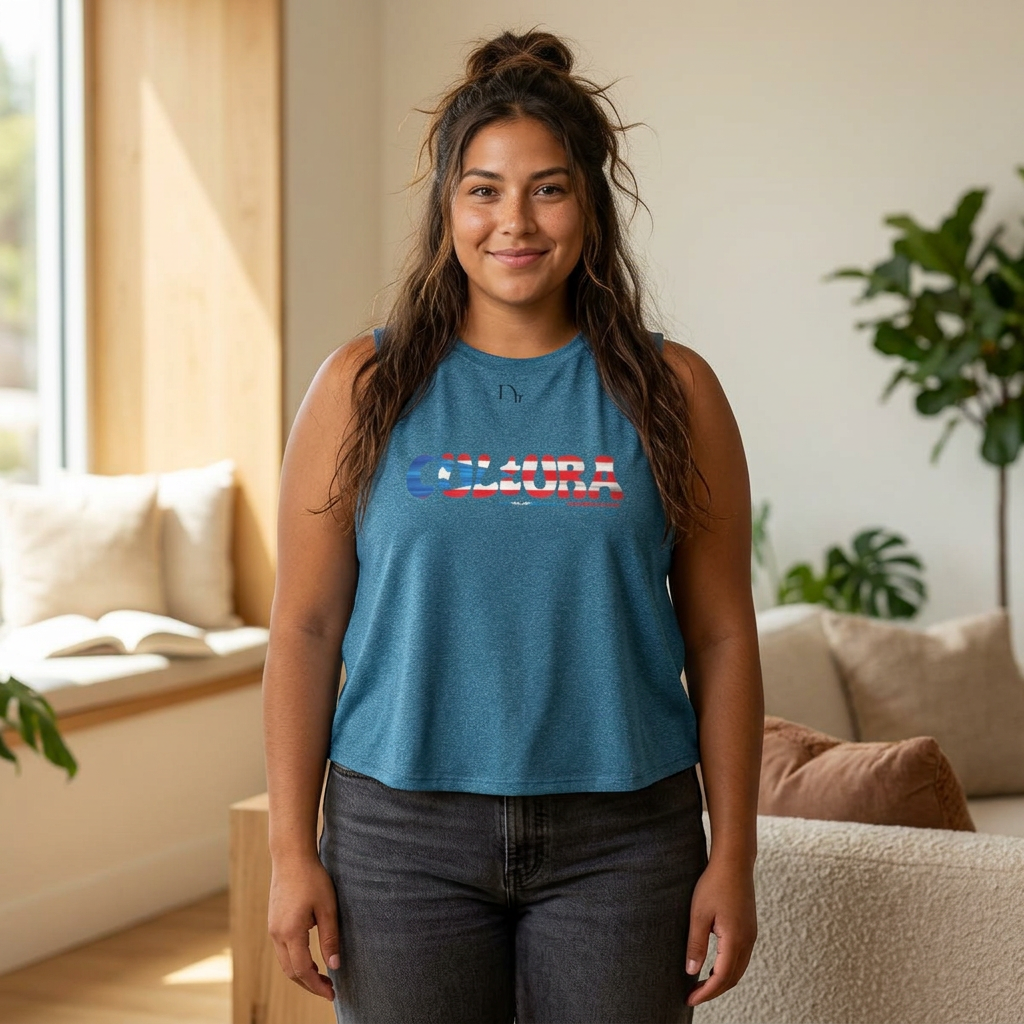Born Boricua, Built Different — Cultura Crop Tank
