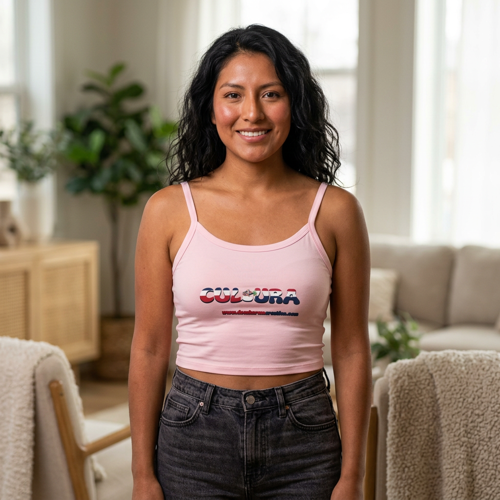 La Cultura Habla — Dominican Pride Spaghetti Strap Tank