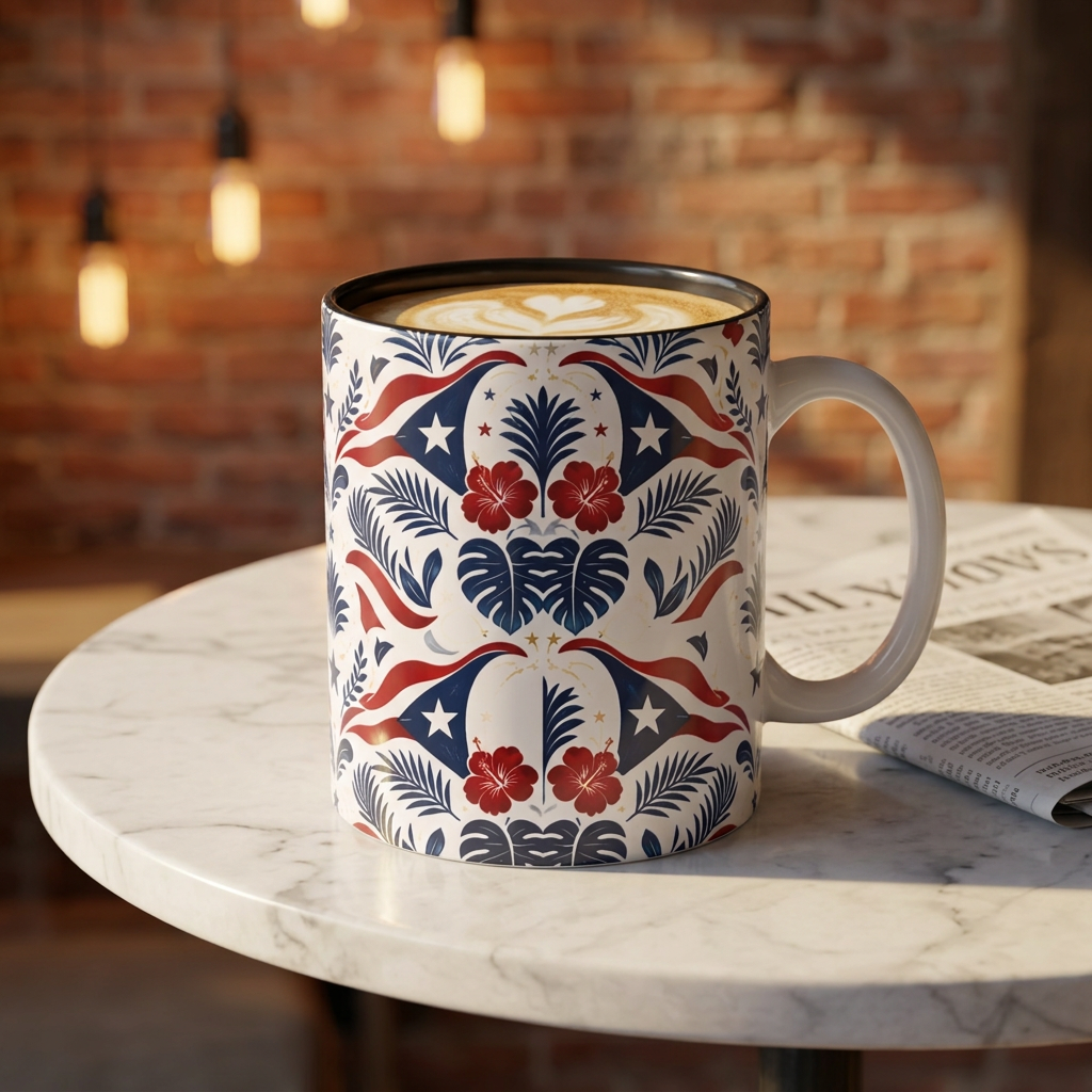 Puerto Rico Color-Changing Mug | 11oz Heat-Reveal Mug
