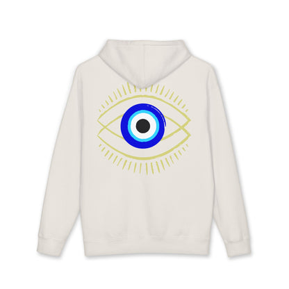 Evil Eye Hoodie — "Dios Me Libre de Los Malos Ojos" Graphic Pullover