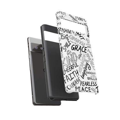 Inspirational Words Phone Case — Black & White Handlettered Positive Quotes