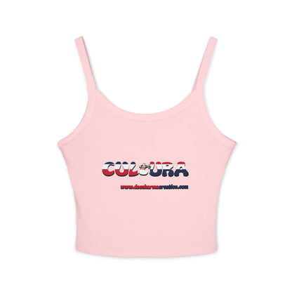 La Cultura Habla — Dominican Pride Spaghetti Strap Tank