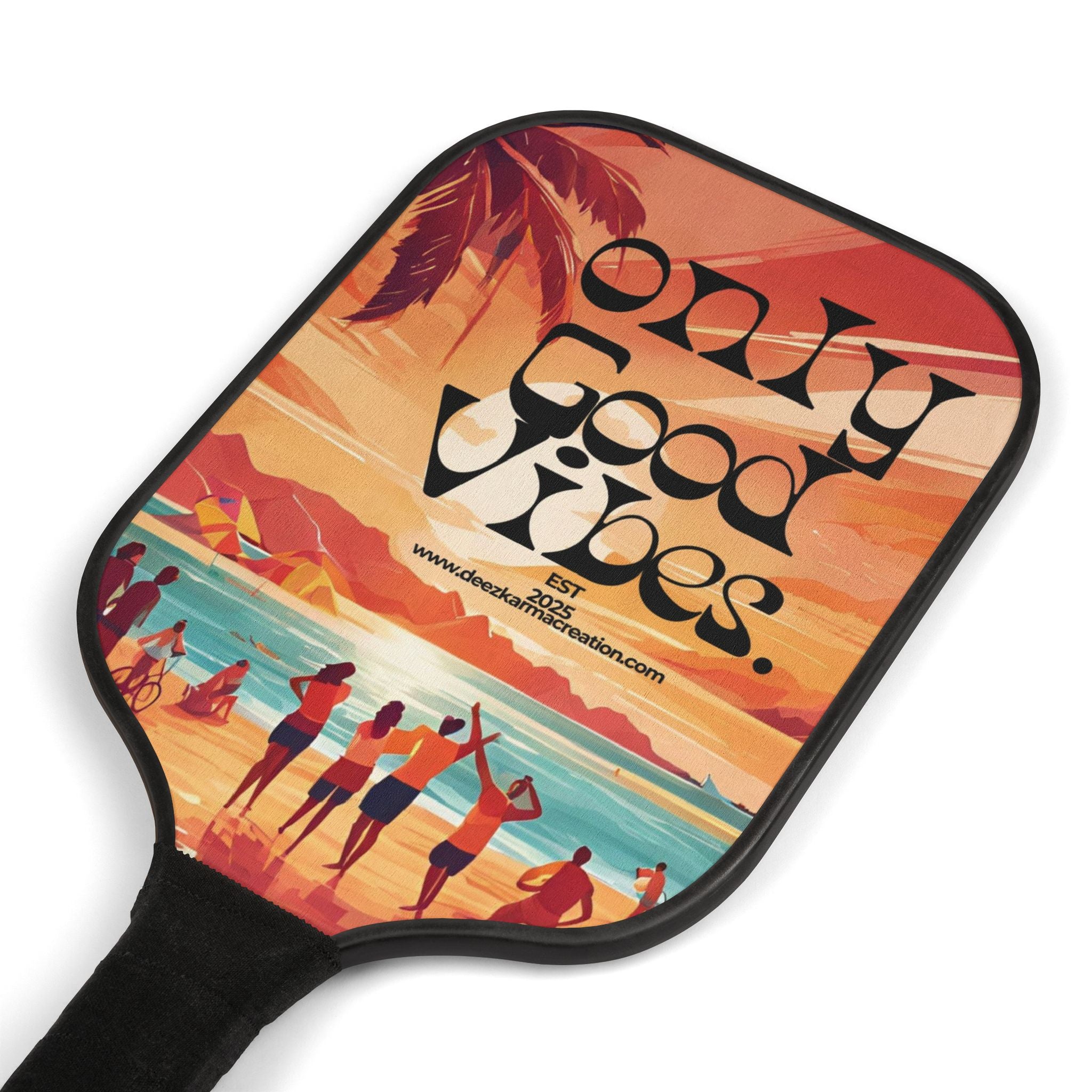 Custom Pickleball Kit – 2 Wooden Paddles, Balls & Portable Carry Bag
