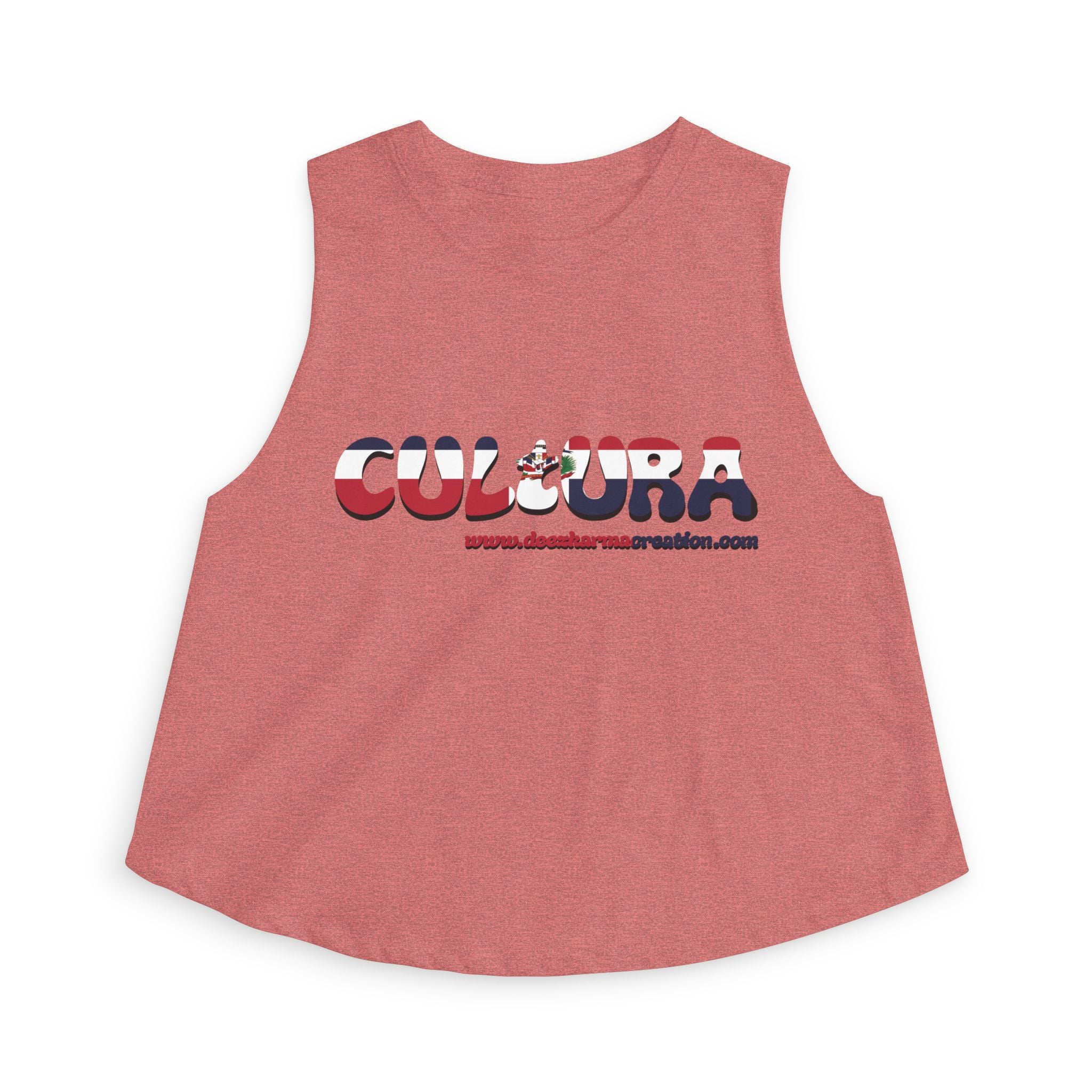 La Cultura Se Lleva — Dominican Pride Crop Tank Top