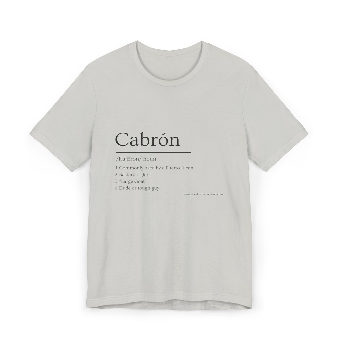 Cabrón Minimal Graphic Tee | Latino Streetwear | Born From La Cultura