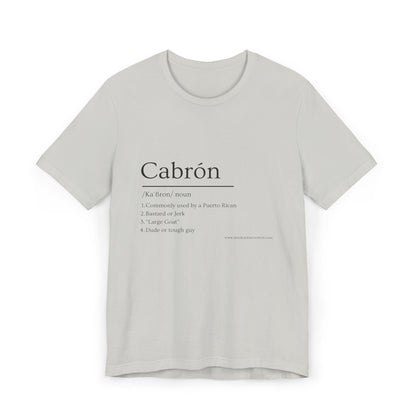 Cabrón Minimal Graphic Tee | Latino Streetwear | Born From La Cultura