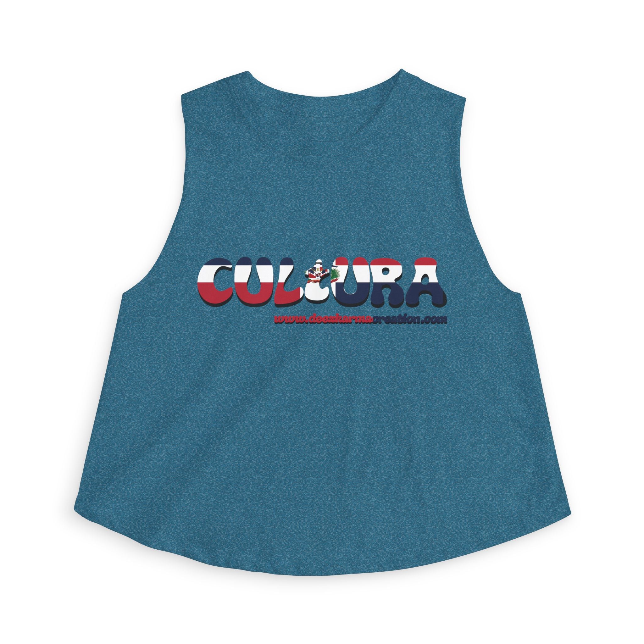 La Cultura Se Lleva — Dominican Pride Crop Tank Top