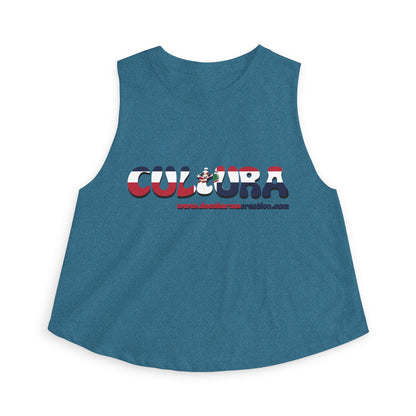 La Cultura Se Lleva — Dominican Pride Crop Tank Top