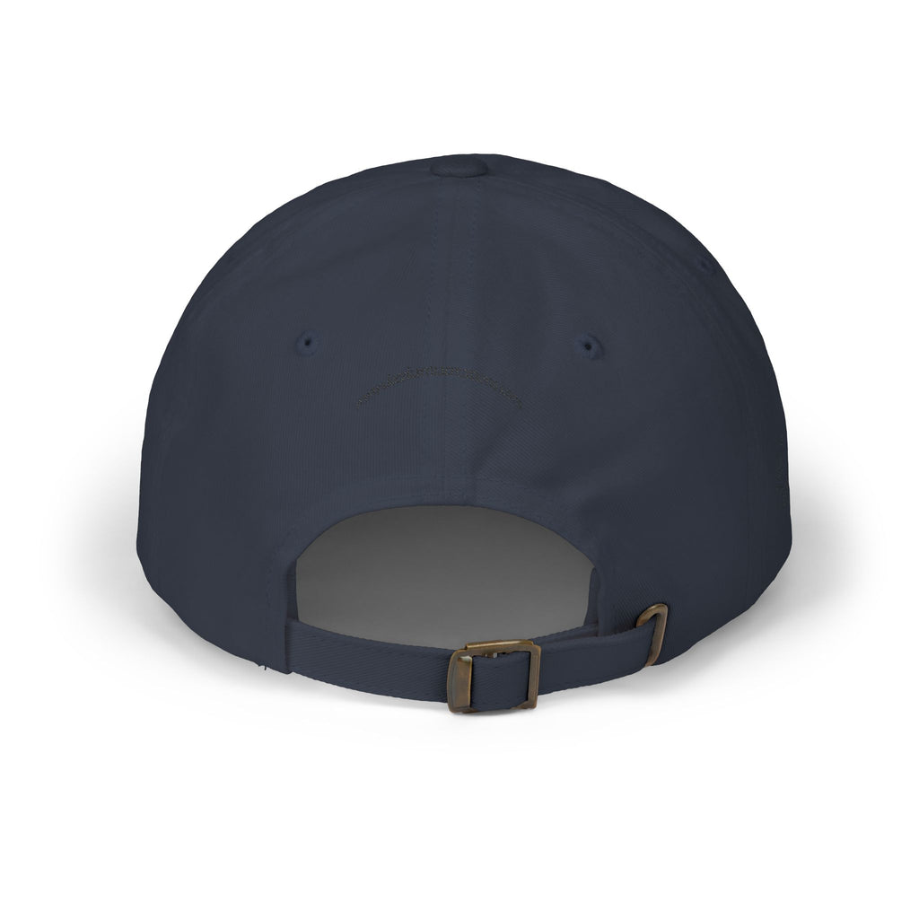 Beauty Affirmation & Angel Number 444 Classic Dad Cap — Vintage Brass Strap, Soft Cotton