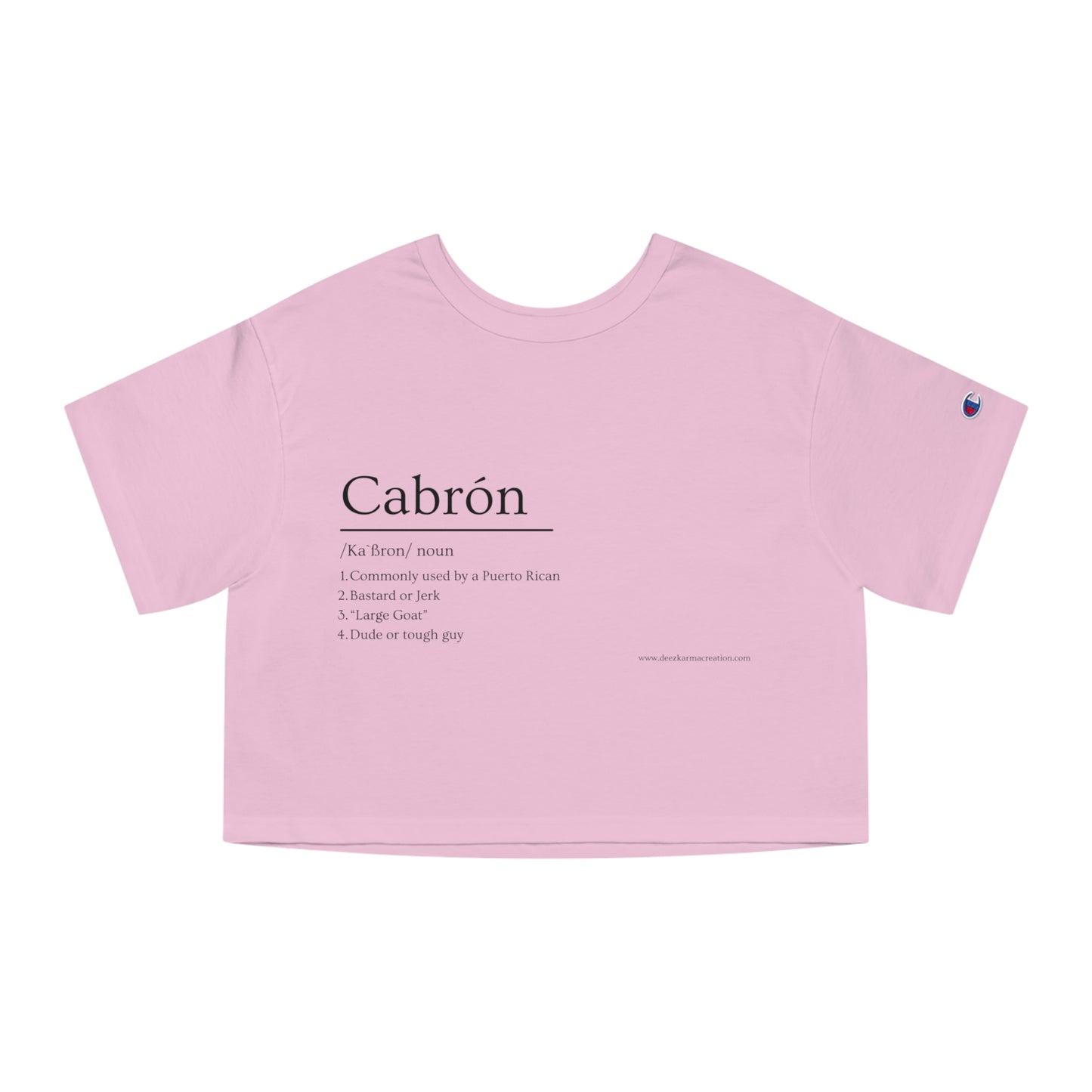 Cabrón Crop Tee | Built Different | Latina Streetwear Graphic Top