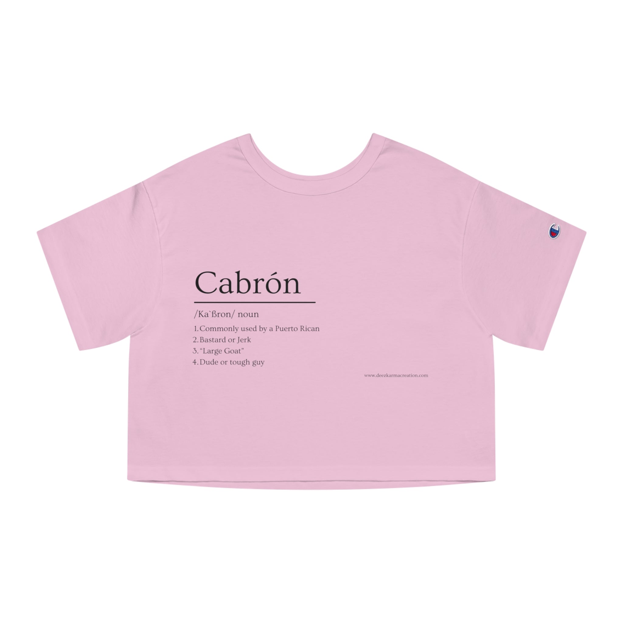 Cabrón Crop Tee | Built Different | Latina Streetwear Graphic Top